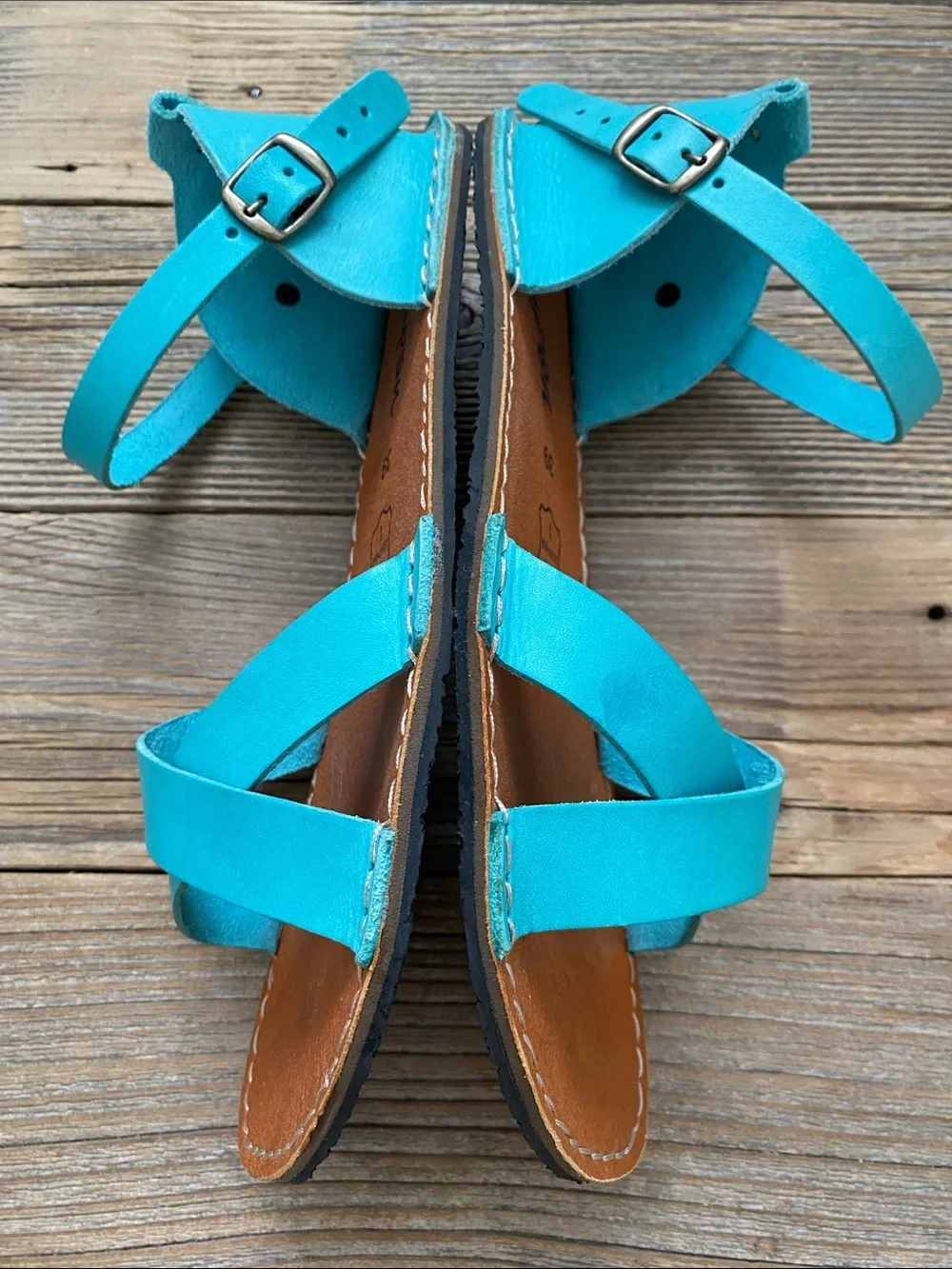 Crupon Febo Cross Barefoot Sandals. Avion. 39. - Picture 3 of 9